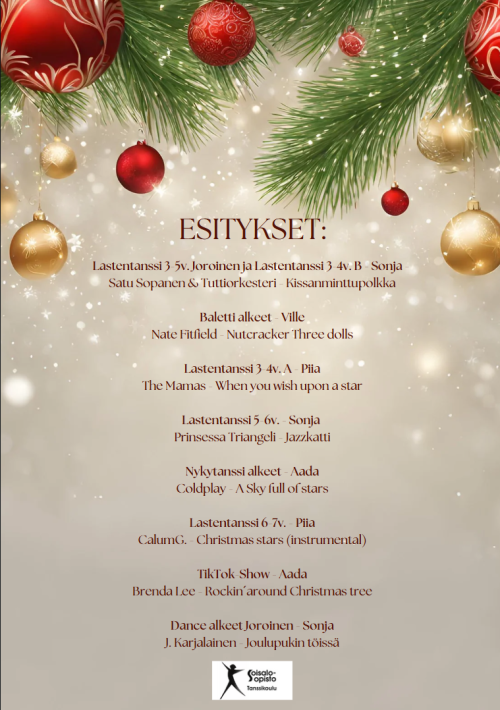 Jouluinen tanssi-ilta