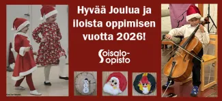 Hyvää Joulua ja iloista oppimisen vuotta 2026!
