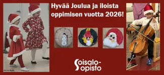 Hyvää Joulua ja iloista oppimisen vuotta 2026!